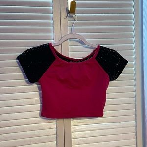 Motion Sportswear Pink Crop Top
